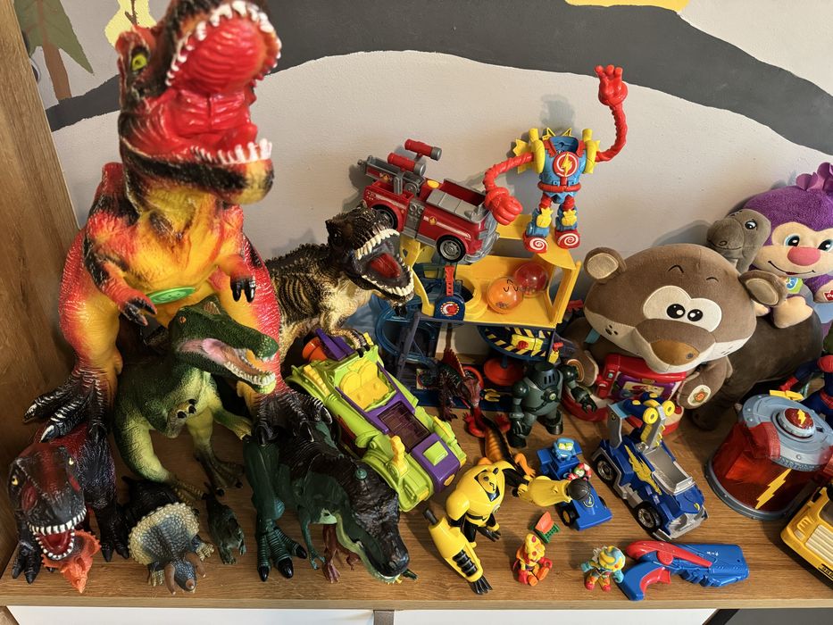 Dinozaury, figurki, zings