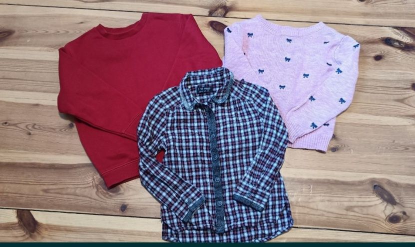 Zestaw bluza, sweterek, koszula, 104, Tu, Young Dimension Next