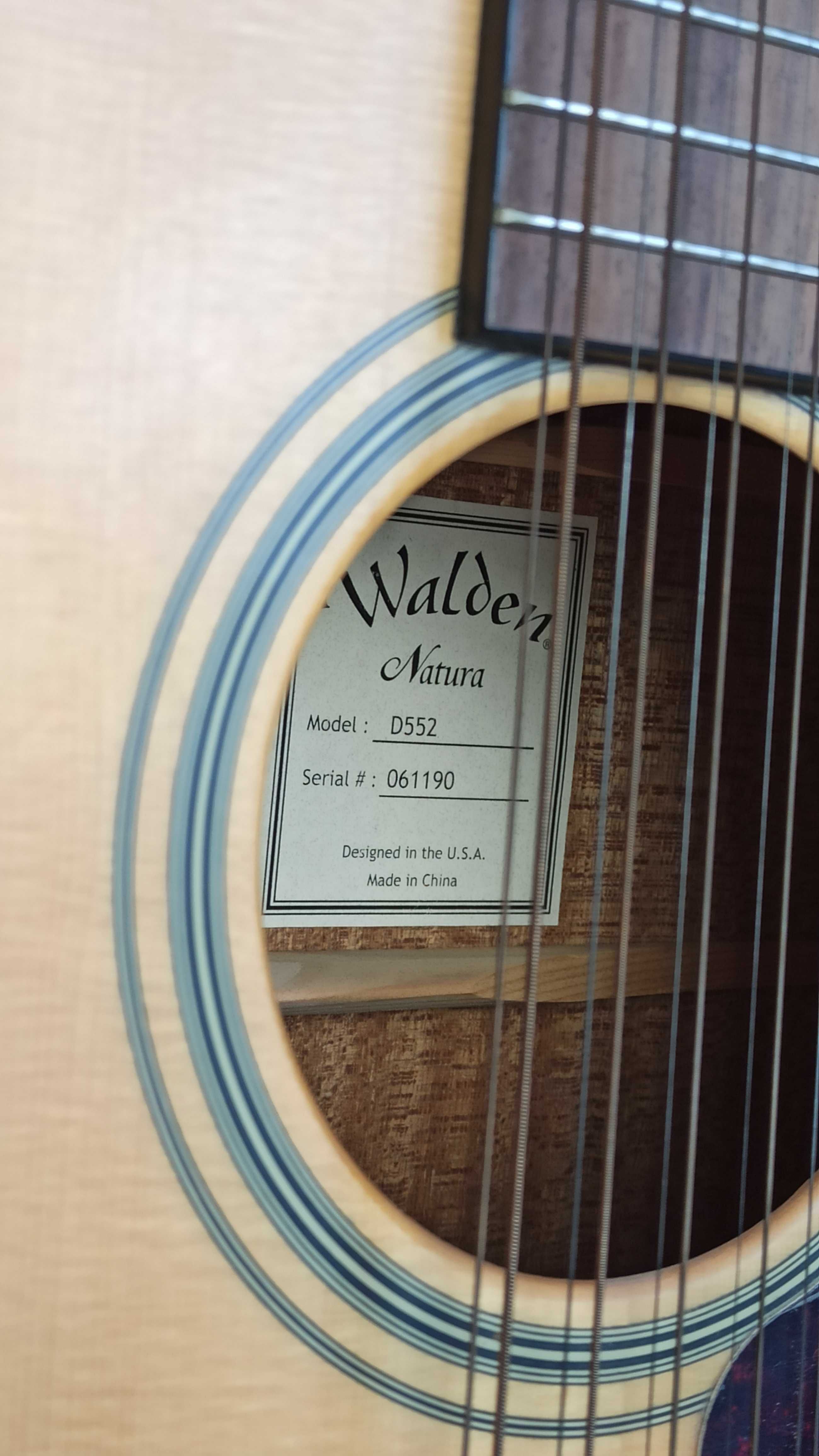Дванадцятиструнна акустична гітара Walden solid spruce
