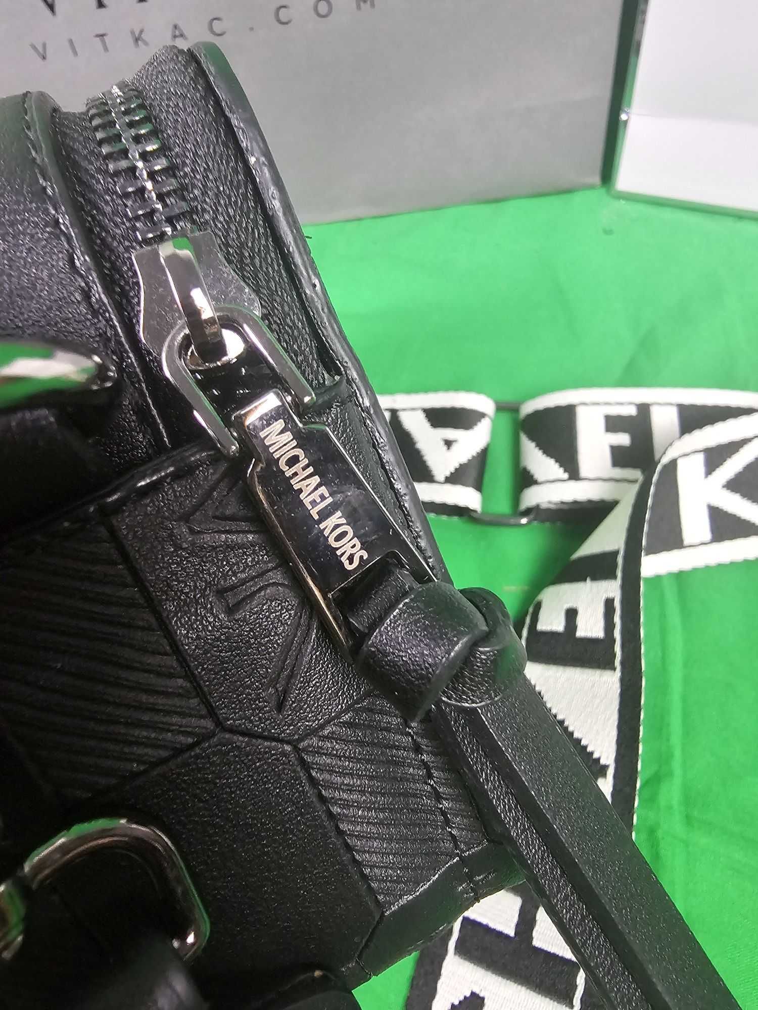Torebka kuferek kratka Michael Kors Torba Hit Czarna Premium