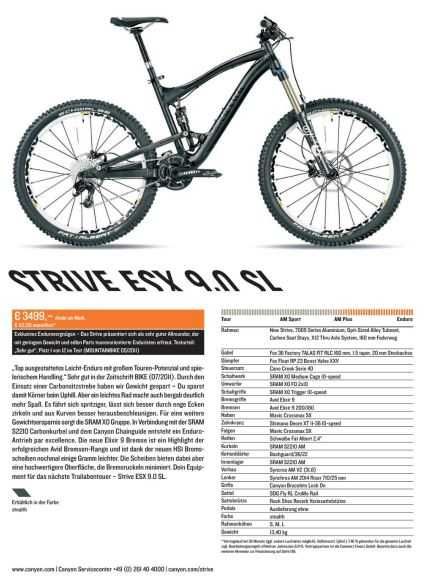 Rower enduro Canyon Strive ESX 9.0 SL rozmiar M