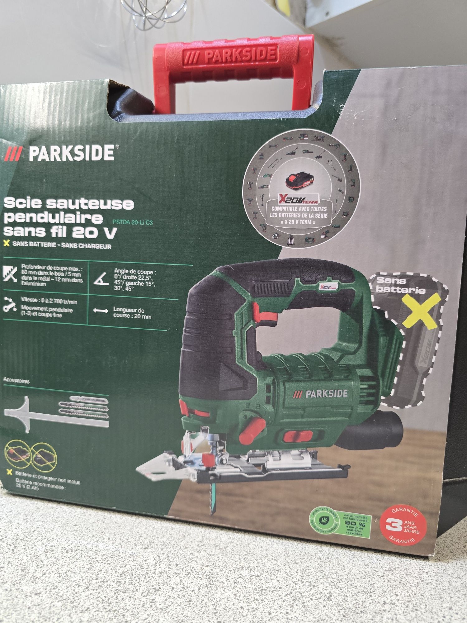Serra tico tico 20v parkside