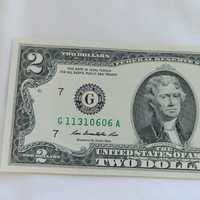 Купюра 2 доллара США  2013 никогда не были в обращении
