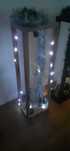 Lampion świąteczny bożonarodzeniowy stroik choinka LED 65 x 20 x 15 cm