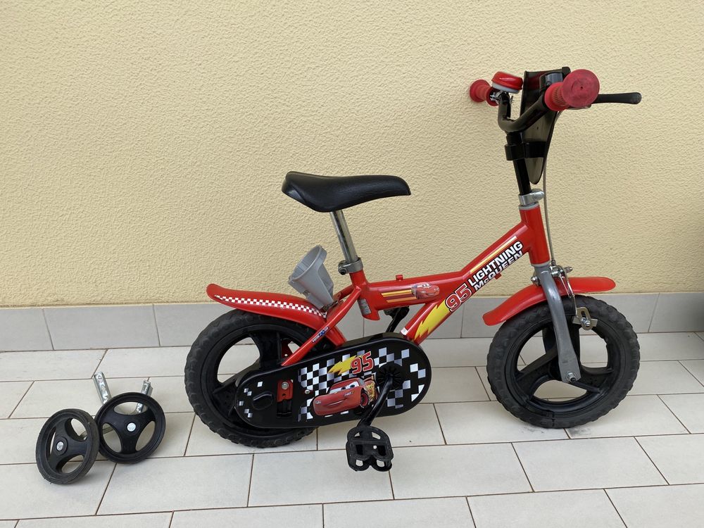 Bicicleta de criança 3-5anos Faísca Mcqueen Cars