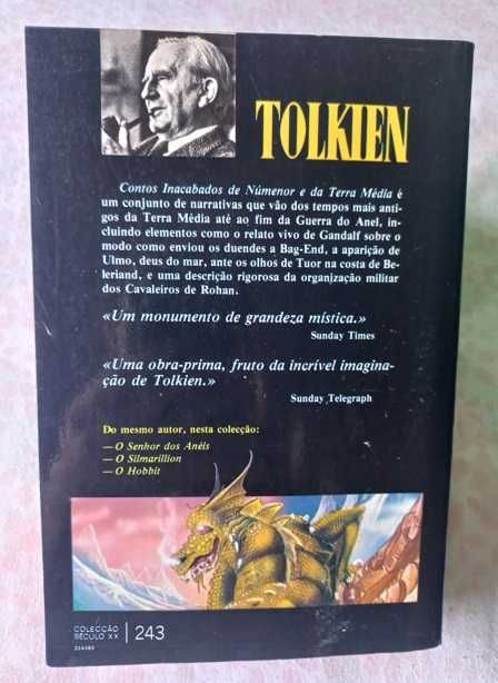 Contos Inacabados de Númenor e da Terra-Média (1ª Edição) - Tolkien