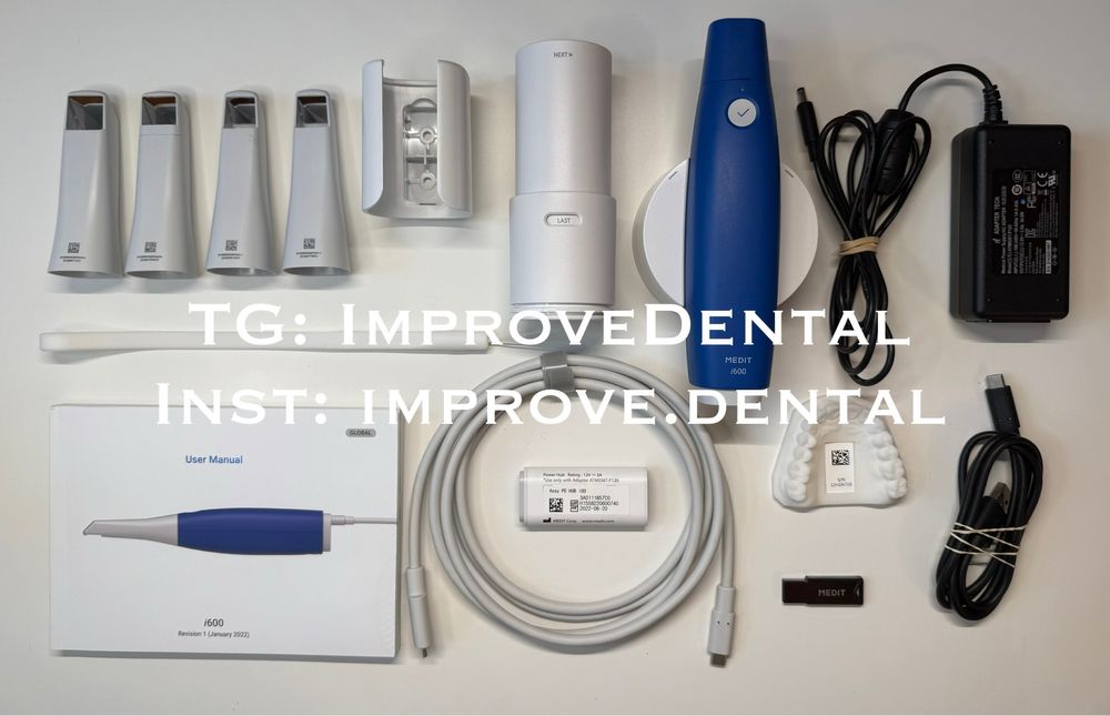 Стоматолонічний сканер medit i600 2022 року б/в та новий 2023 року!