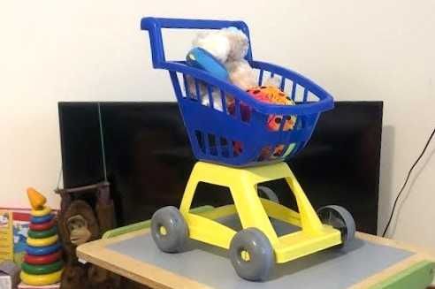 Детская тележка б.у.