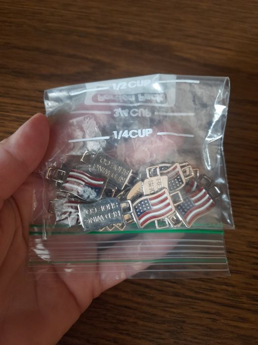 Прапор сша на взуття red wing shoes оригінал