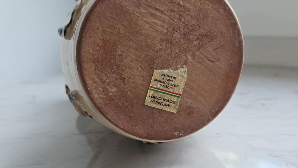 Ręcznie malowany dzbanek ceramiczny "Węgierski Husarz"