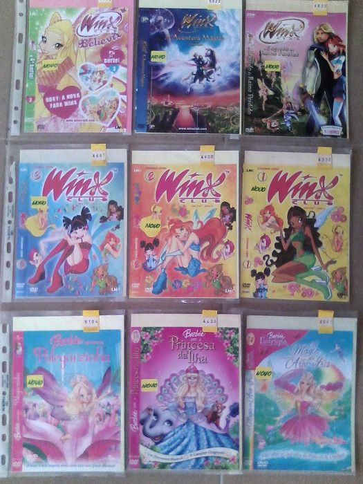 9 dvd's impecáveis + banda desenhada