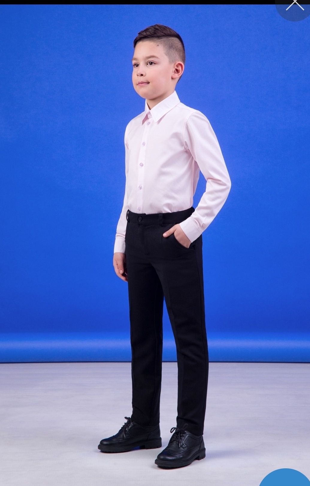 Чёрные, серые брюки для мальчика зіронька, zironka 146-152