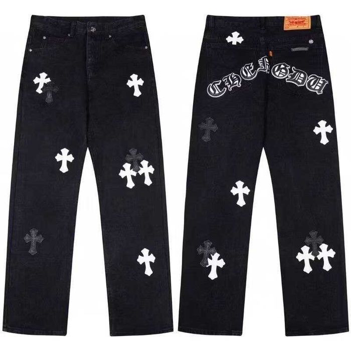 В наявності штани джинси jeans Chrome Hearts Хром хертс штаны Джинсы