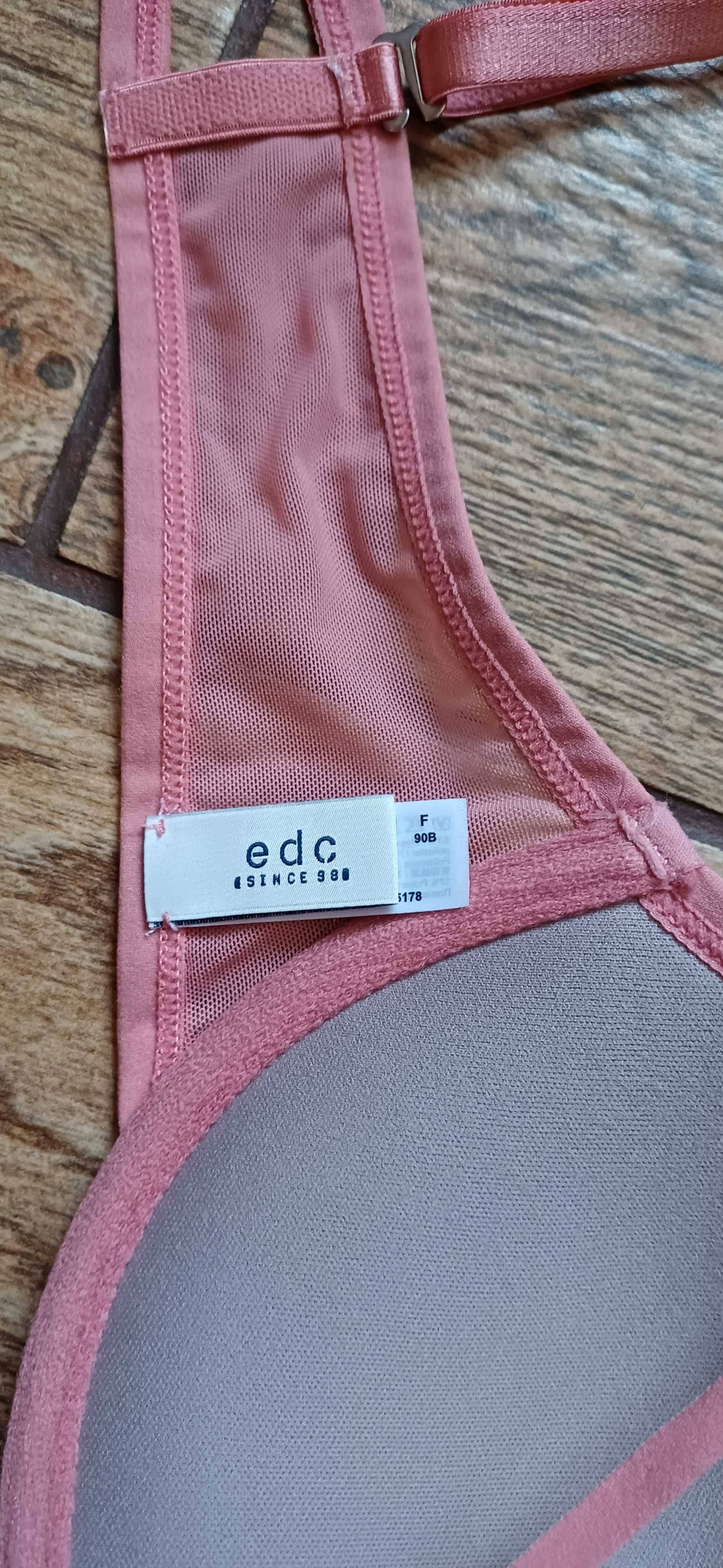 Nowy różowy biustonosz EDC by Esprit r. 75 B push up