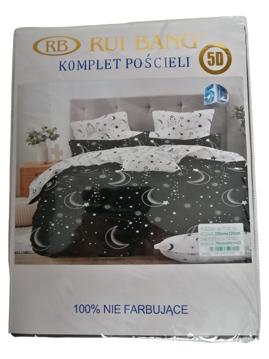 Komplet pościeli 200x220, zestaw pościeli - poszewki na poduszki 70x80