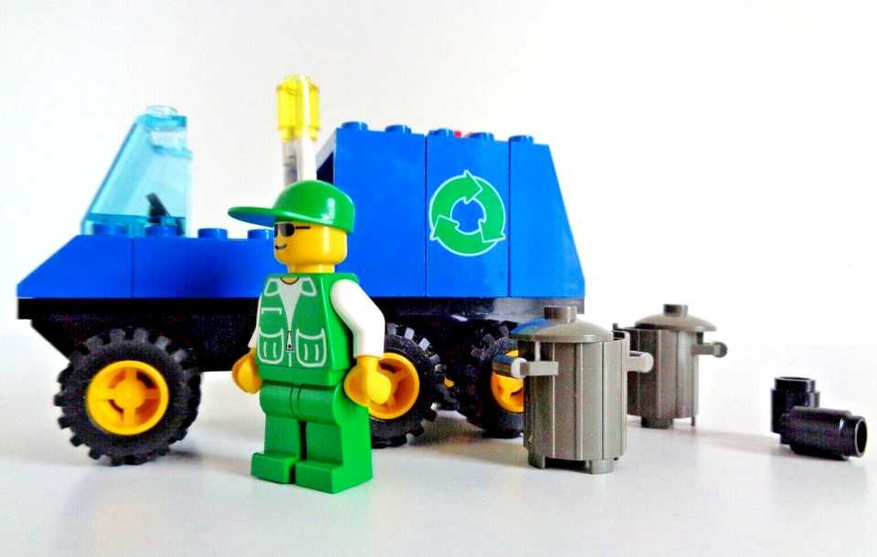 LEGO 6564 System CITY Śmieciarka Śmieciarka 1 Minifigurki 1997