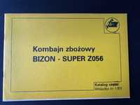 Kombajn zbożowy Bizon - Super Z056 Katalog części wkładka nr 1