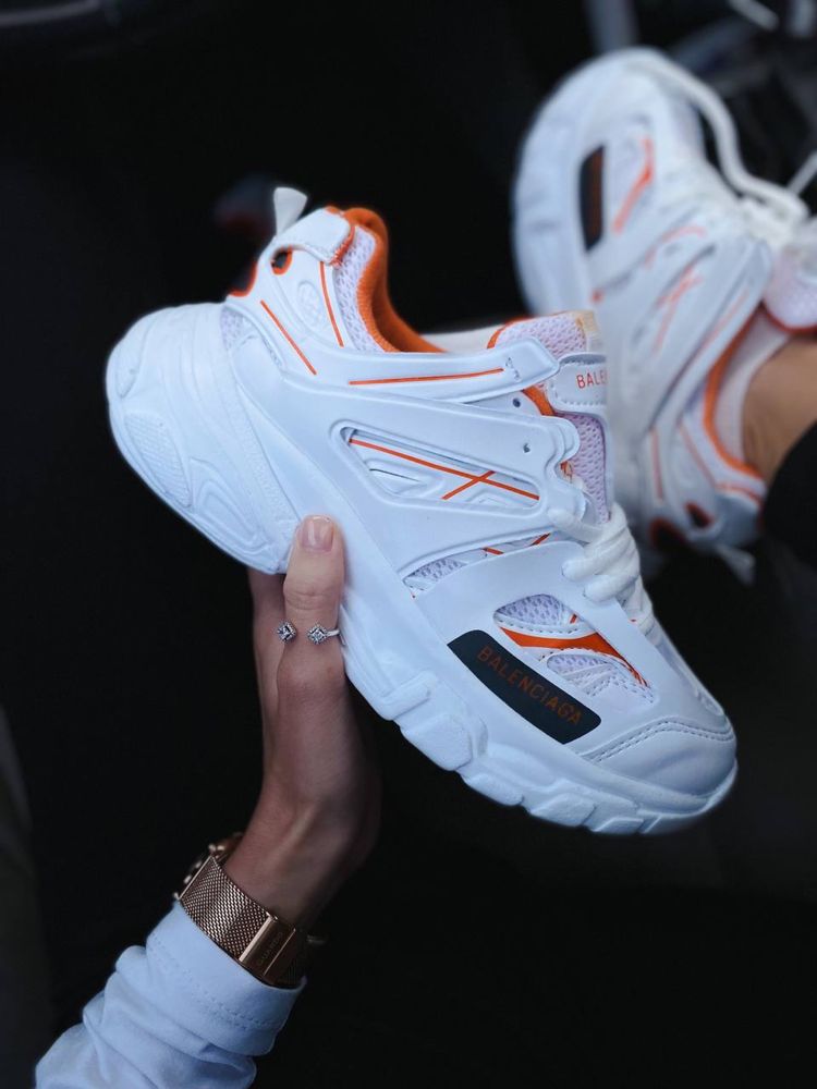 Buty Balenciaga Track White Orange