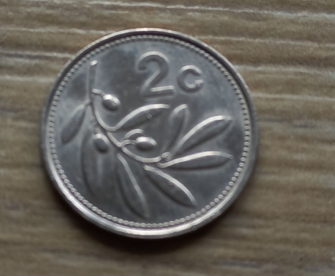 2 centy 1993 r. Malta