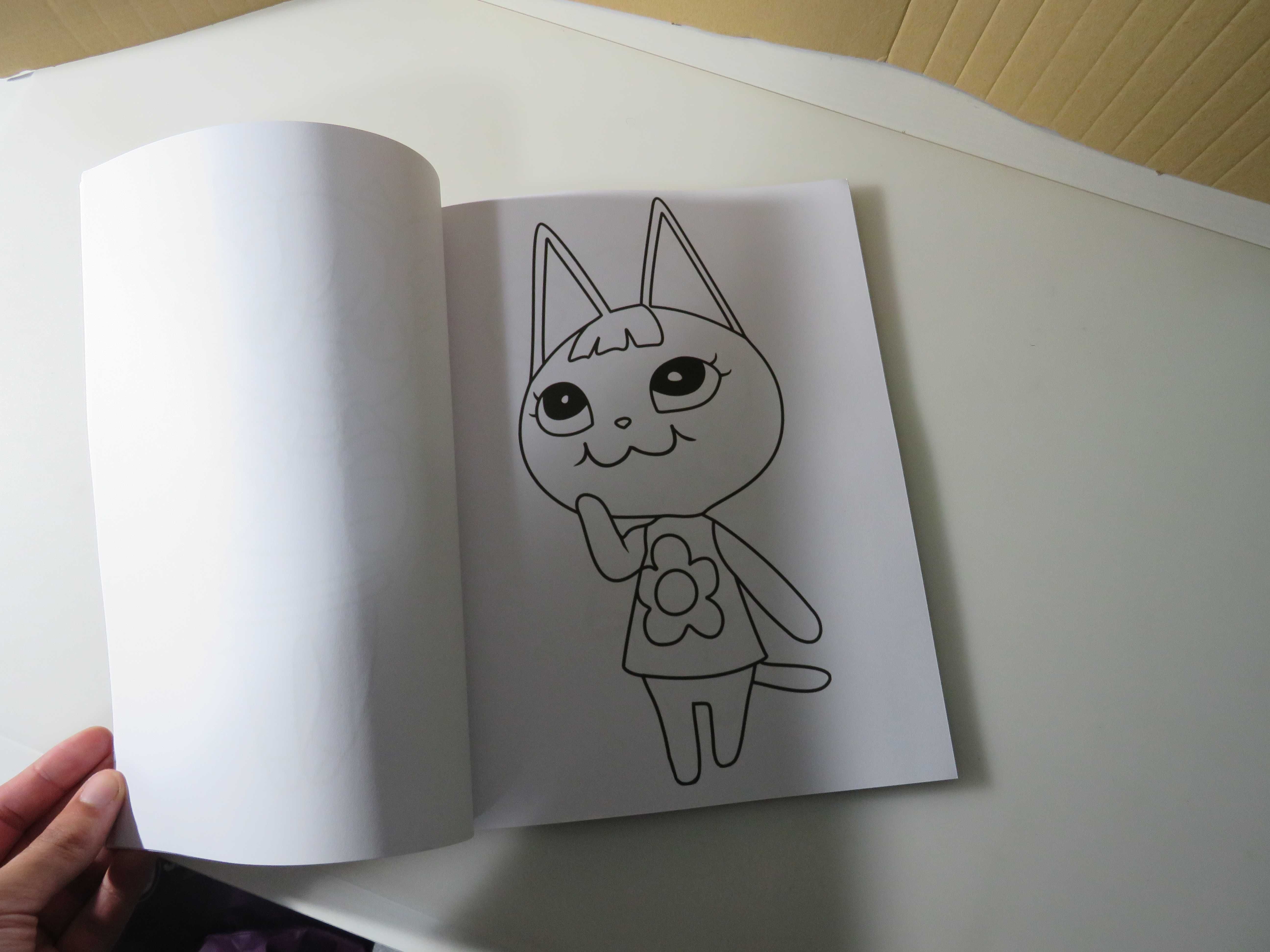 Livro de pintar Animal Crossing New horizons Novo