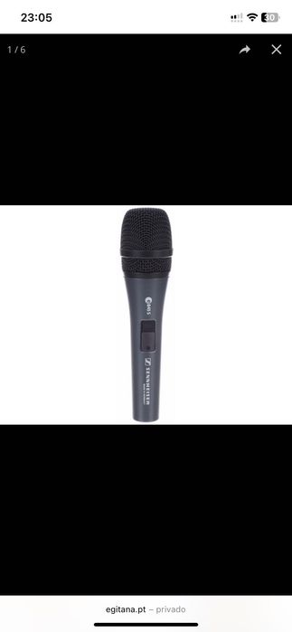 Microfone Sennheiser E 845 S
