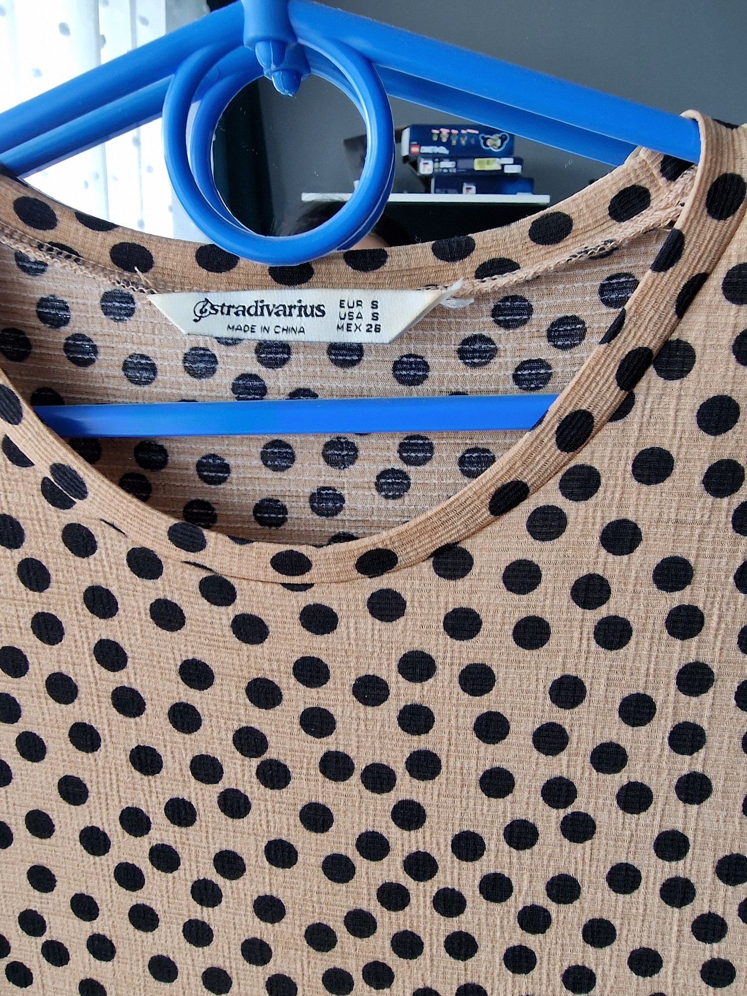 Stradivarius długa sukienka midi casual r. S