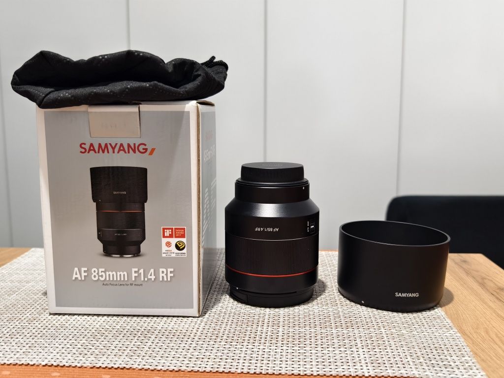 Obiektyw Samyang 85 MM 1.4 AF RF System Canon