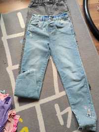 Sinsay 2 pary spodni jeans rozmiar 140 dziewczynka