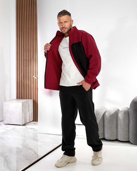 Чоловічий теплий флісовий костюм , костюм спортивний флісовий