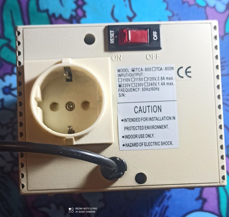 Стабилизатор напряжения POWERCOM TCA-600