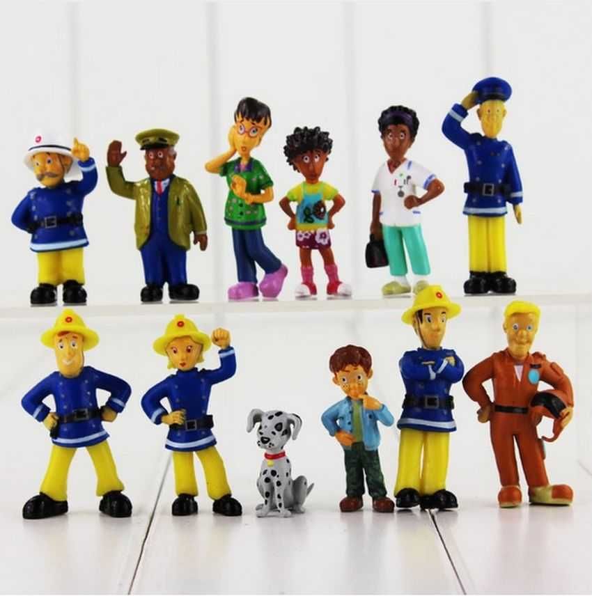 Zestaw figurki Strażak Sam 12 sztuk nowe