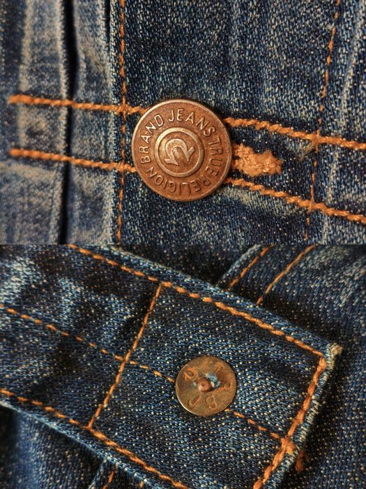 джинсовая куртка джинсовка True Religion Type 1 l