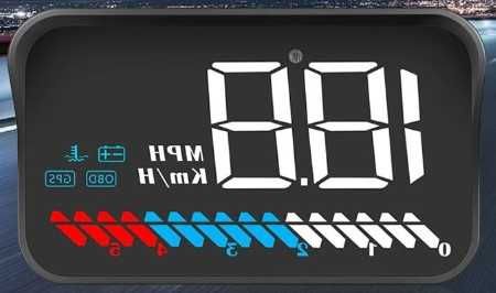 Проекционный дисплей спидометр для автомобиля  M3, M7 HUD - OBD2 GPS