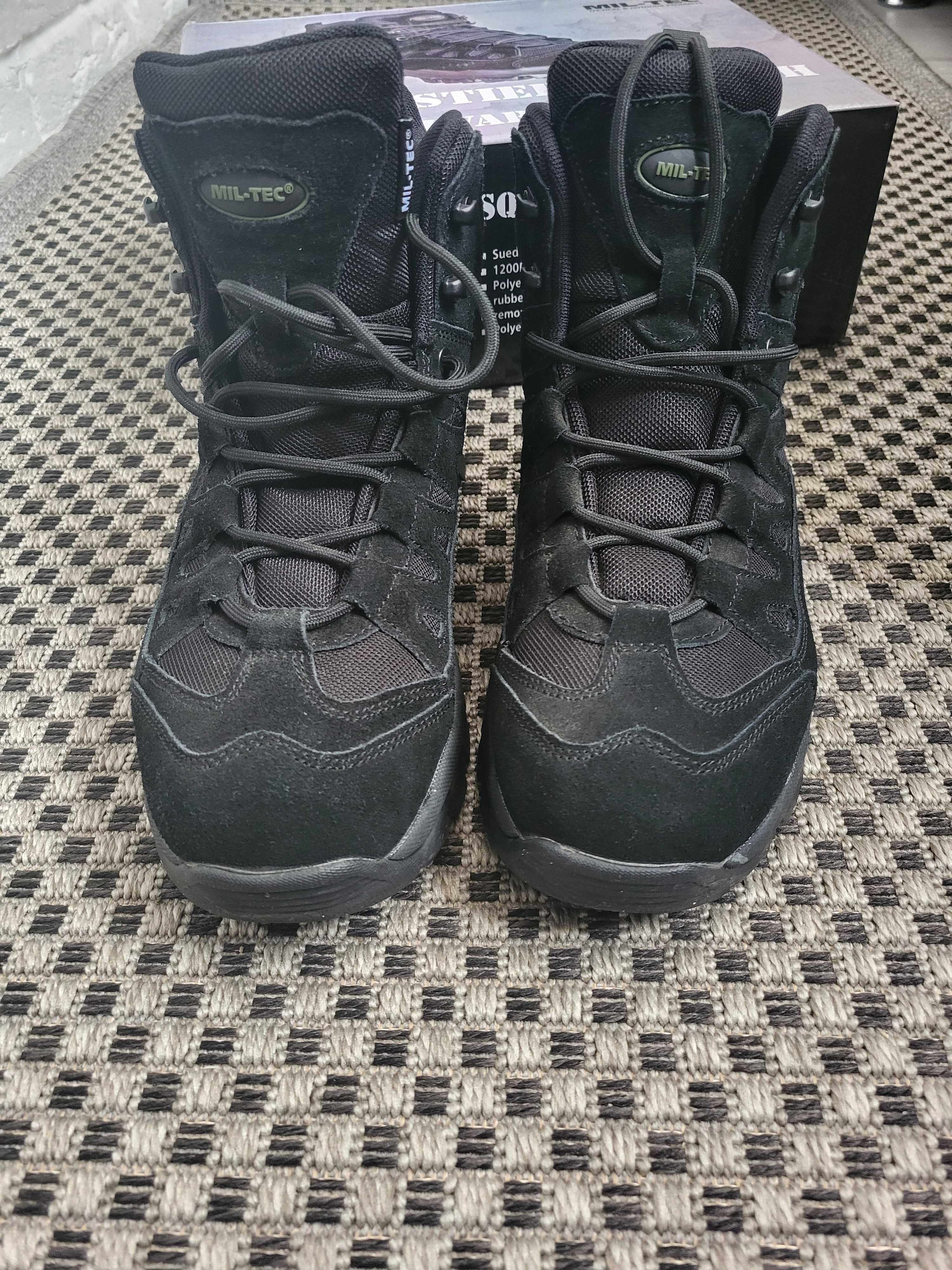 Ботінки чоловічі Mil-tec squad stiefel boots 5 inch black