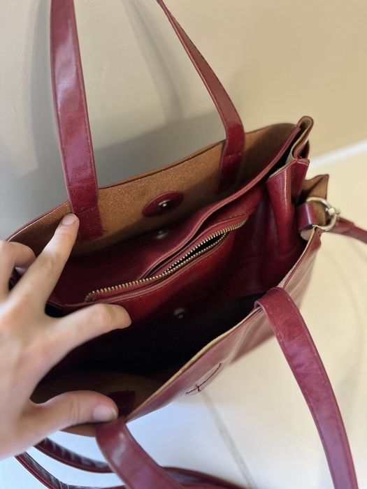 Жіноча сумка колір бордо, марсала
