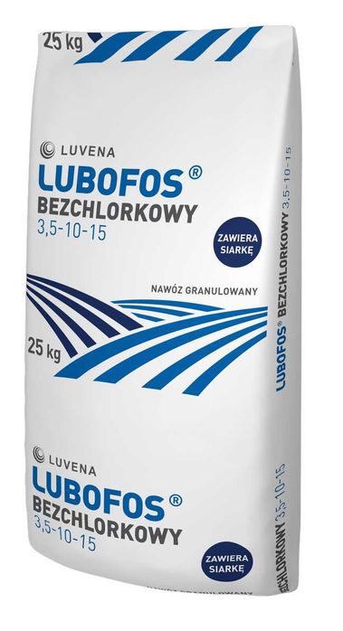 Lubofos bezchlorkowy, nawóz bezchlorkowy pod warzywa i owoce opak 25kg