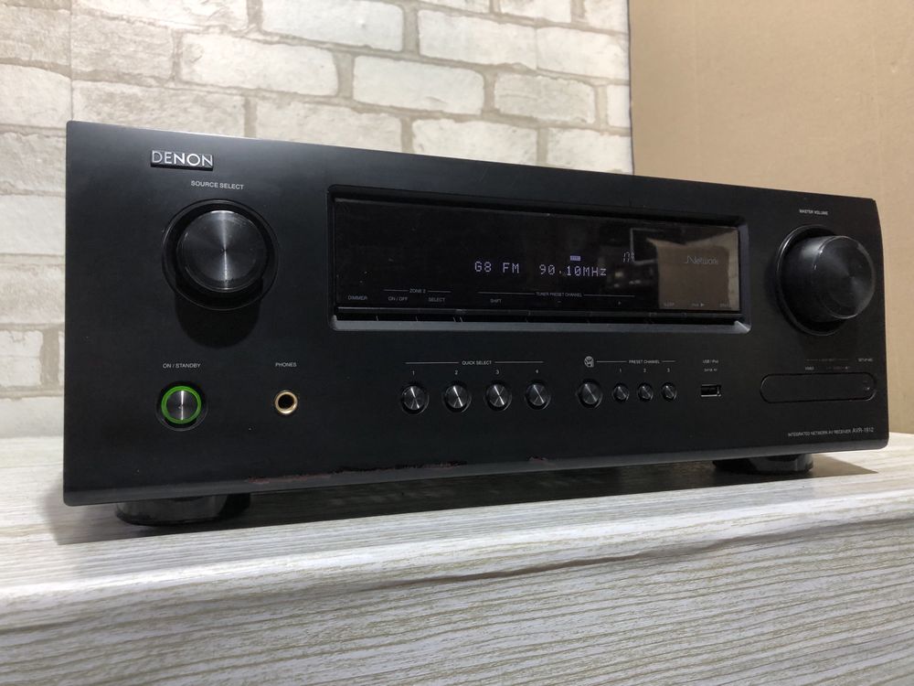 7.1АV Стерео ресивер/підсилювач  Denon AVR-1912 2х125Вт+1 USB HDMI