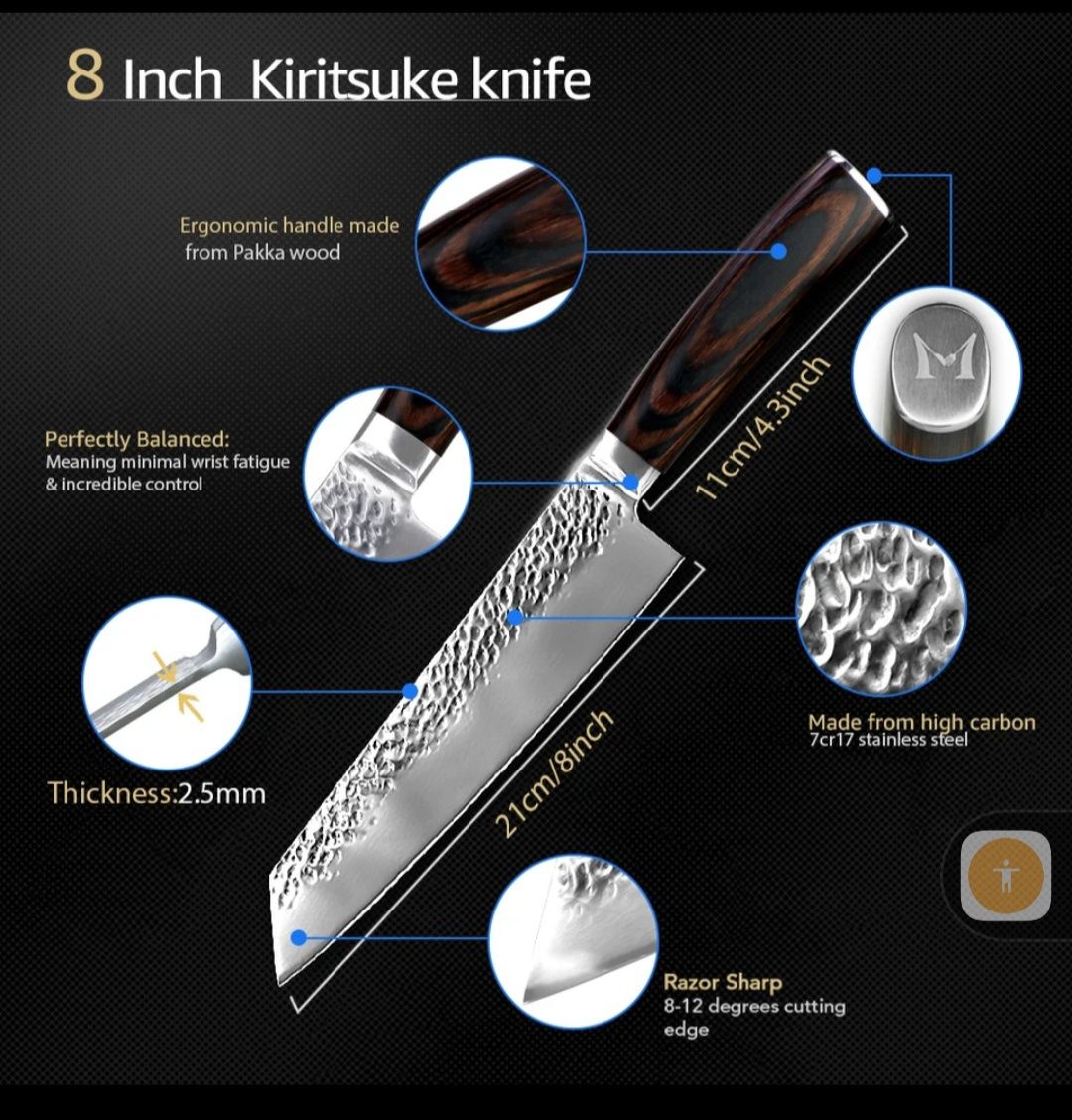 Нож,Японский нож,ніж,нож Kiritsuke,ніж ,Нож Киритцукэ,Нож Киритсуке