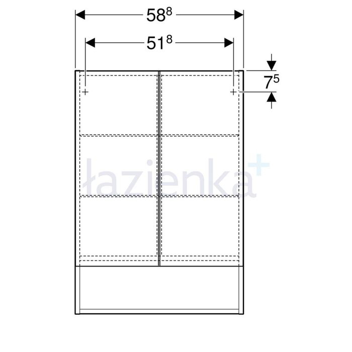 Koło Nova Pro - Szafka z lustrem