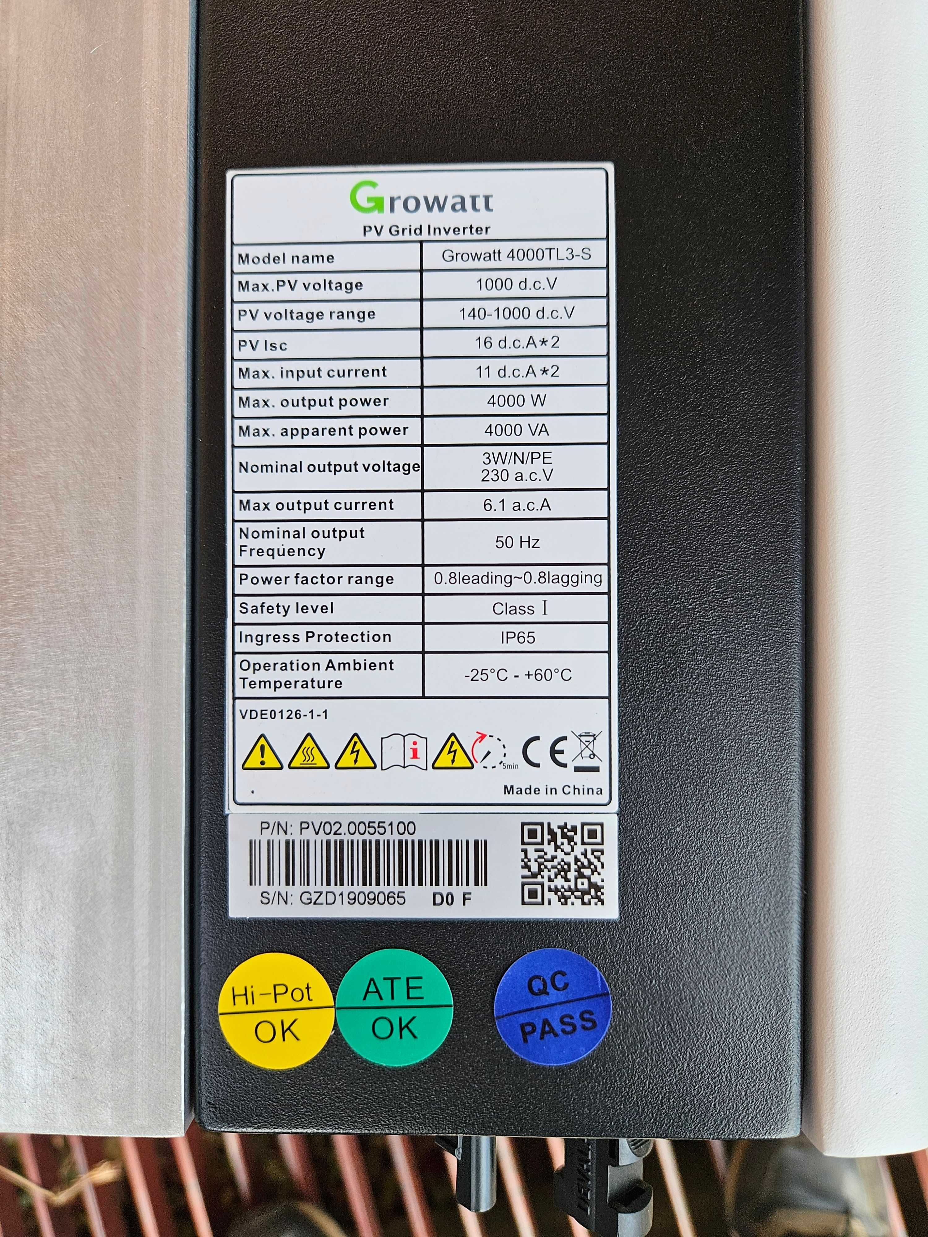 Inwerter Growatt 4000 TL3-S