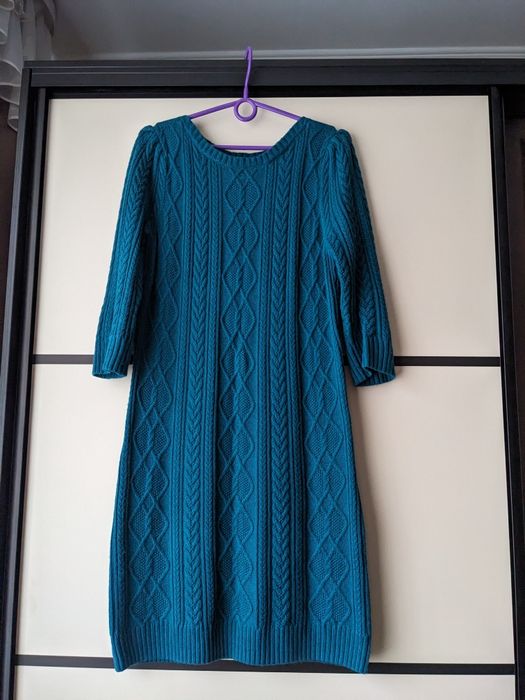 Платье туника вязанный трикотаж