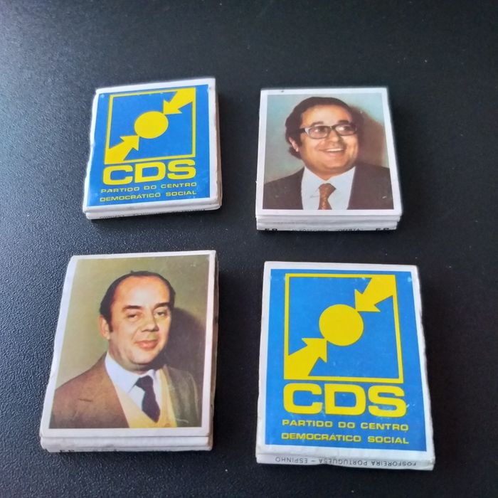 Fósforos  carteiras coleção CDS  - PP memorabília política