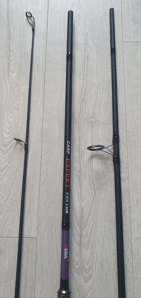 Карповое удилище WEIDA Carp Expert 3.6м и 3.9м 3.75 lbs 50мм кольцо  к