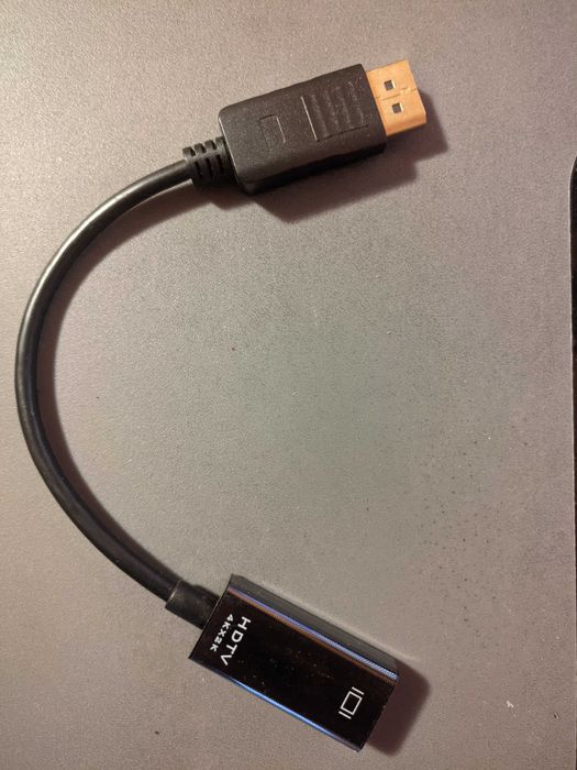 Адаптер, переходник DisplayPort (источник изображения) — HDMI (экран)