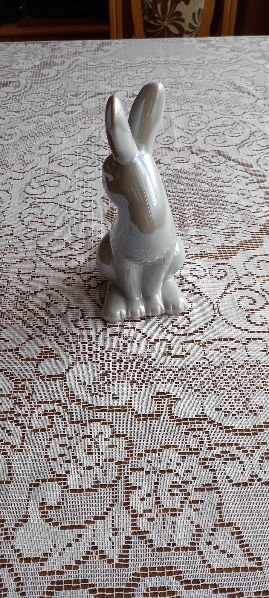 Figurka królik ceramiczny