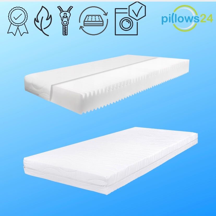NOWY MATERAC piankowy 7 strefowy H2/H3 160X200X12CM