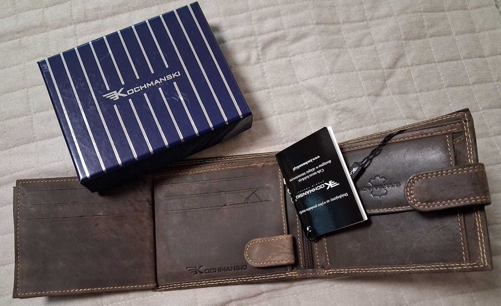 Portfel męski skórzany Kochmanski