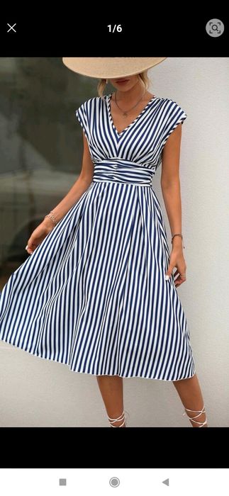 Zwiewna sukienka na lato l/xl