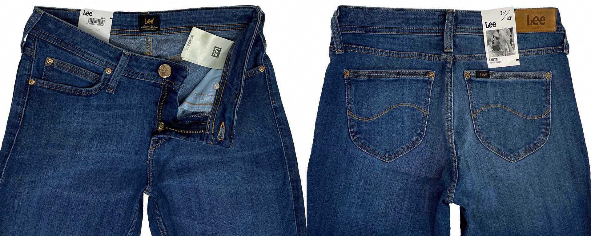 Spodnie damskie Lee Emlyn High Straight W25 L33
