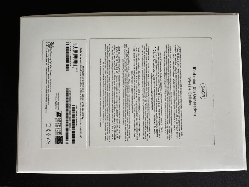iPad Mini 6 Wifi+Cellular 64GB Space Gray